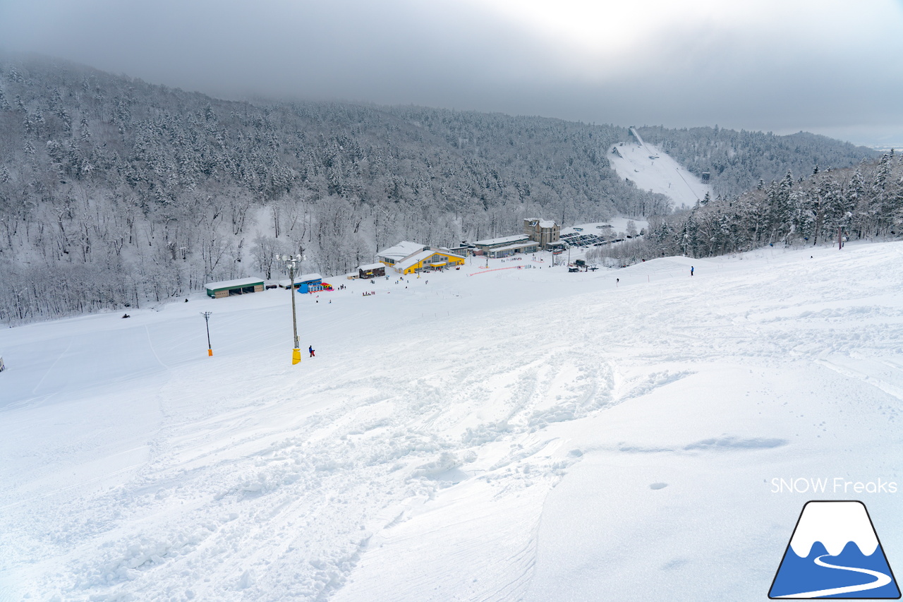 名寄ピヤシリスキー場｜名寄市のキャッチフレーズは『雪質日本一』。暖気の日こそ、その実力を発揮します！